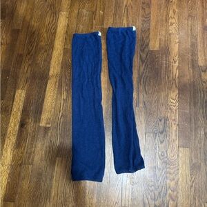 Rubia Wear Navy Full Length Leg Warmers - Size Medium